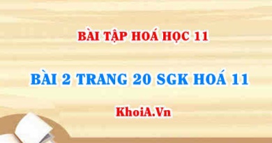 Bài tập 2 trang 20 SGK Hoá 11: Nội dung bài Phản ứng trao đổi ion